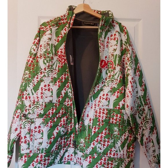 SALOMON Jacket XL Colorful Full Zip Snow Outdoor Logo Pockets Winter - Picture 6 of 13